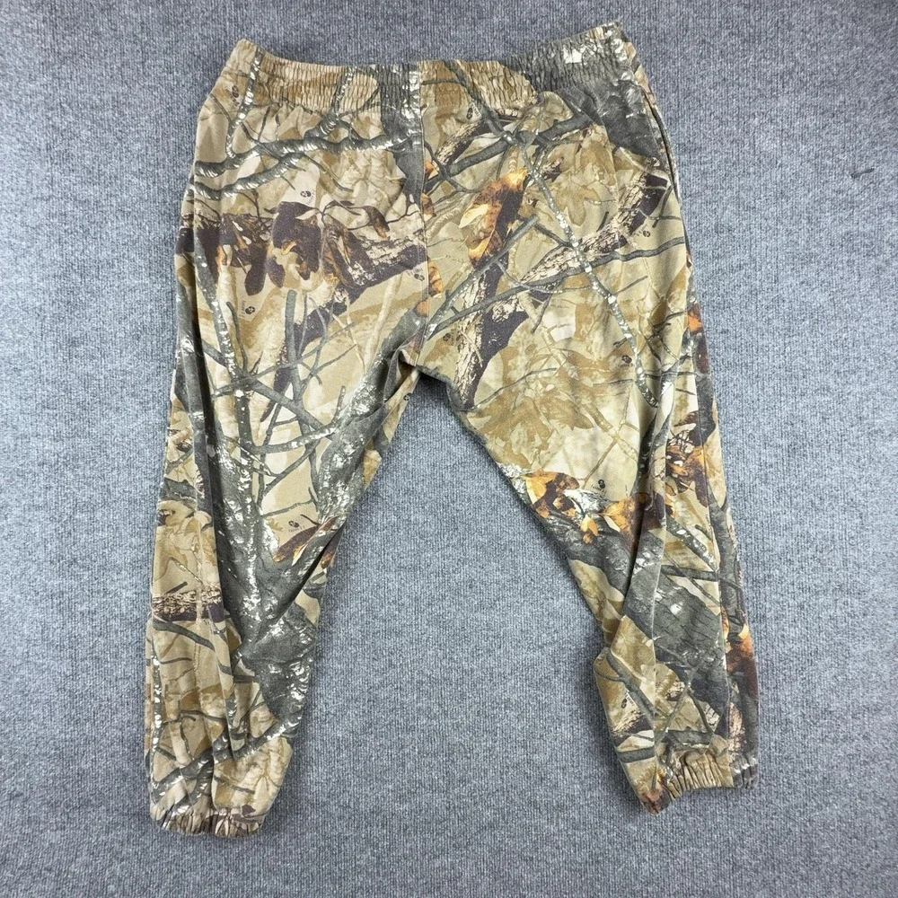 Outfitters Ridge Pants Mens XL Camo Sweatpants Elastic Waist Lined Hunting